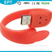 Soem-Silikon USB-Armband / USB-Blitz-Antrieb des Armband-2.0 für Geschenk